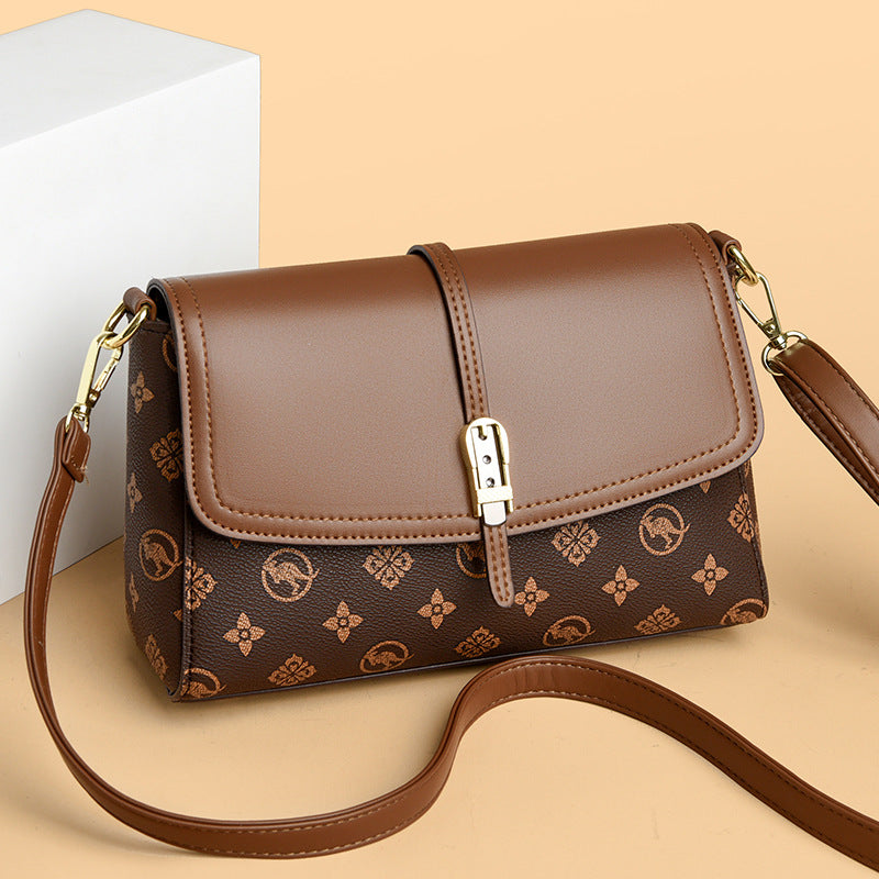 Sac à bandoulière imprimé grande capacité pour femme