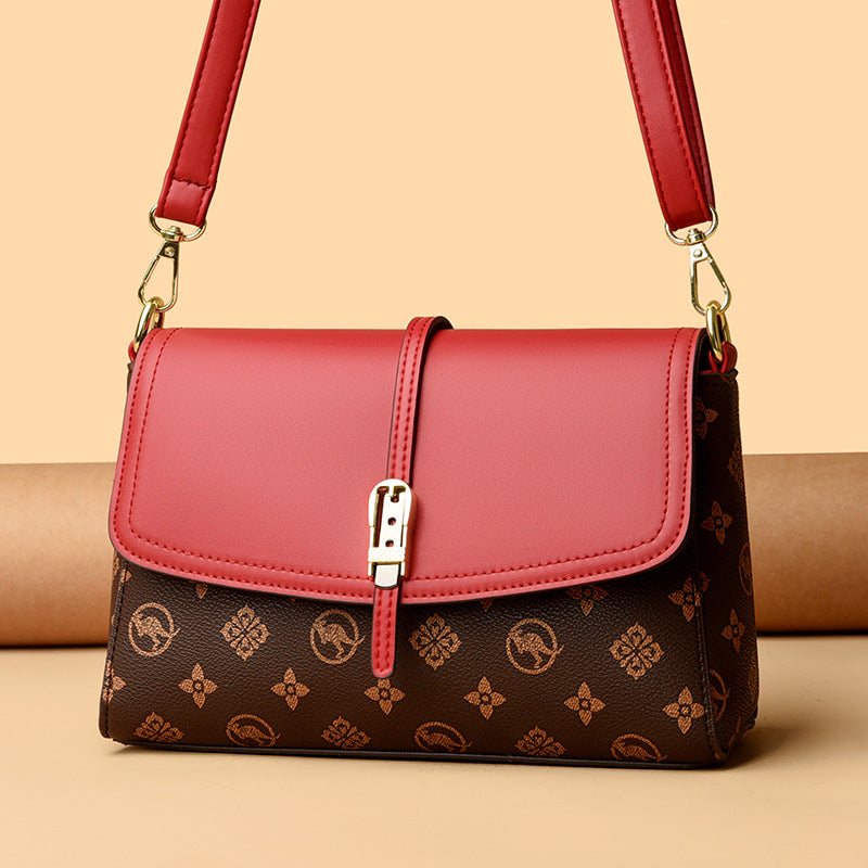 Sac à bandoulière imprimé grande capacité pour femme
