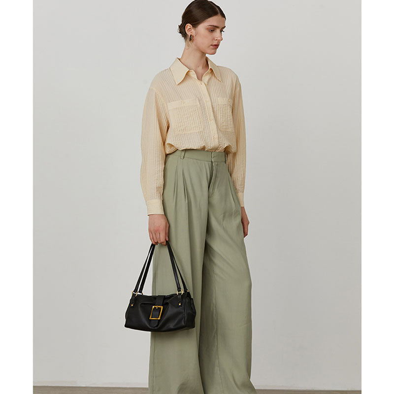 Sac cabas bandoulière New Niche pour femme en cuir de vachette